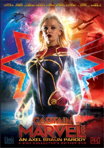 Captain Marvel XXX DVD Cover